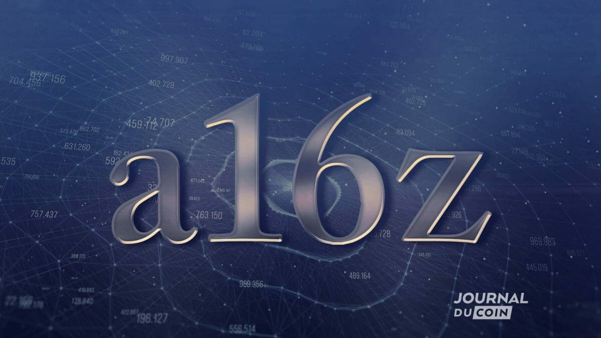 Logo de a16z, le géant de l'investissement