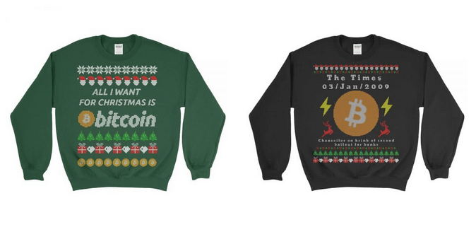 pull moche de noel Bitcoin