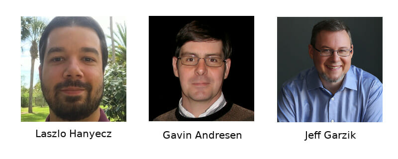 Laszlo Hanyecz Gavin Andresen Jeff Garzik