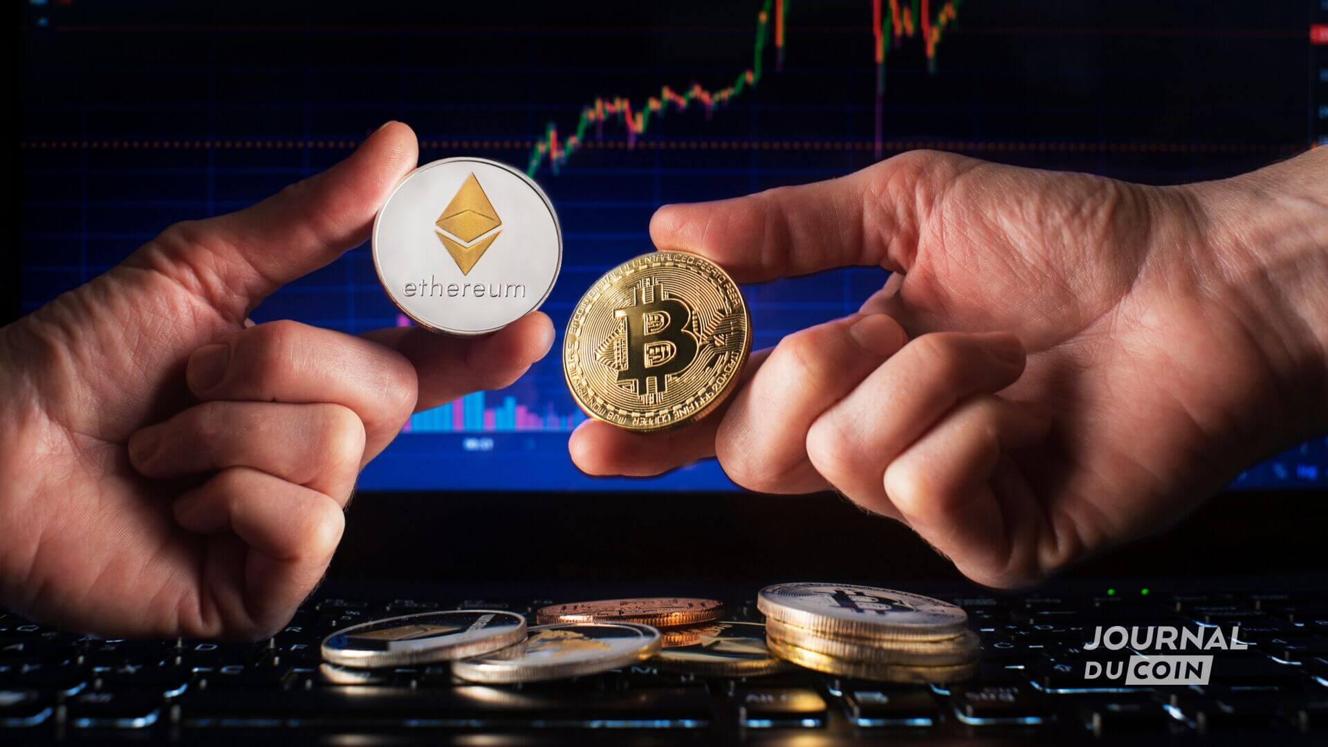 Ethereum (ETH) contre Bitcoin (BTC)