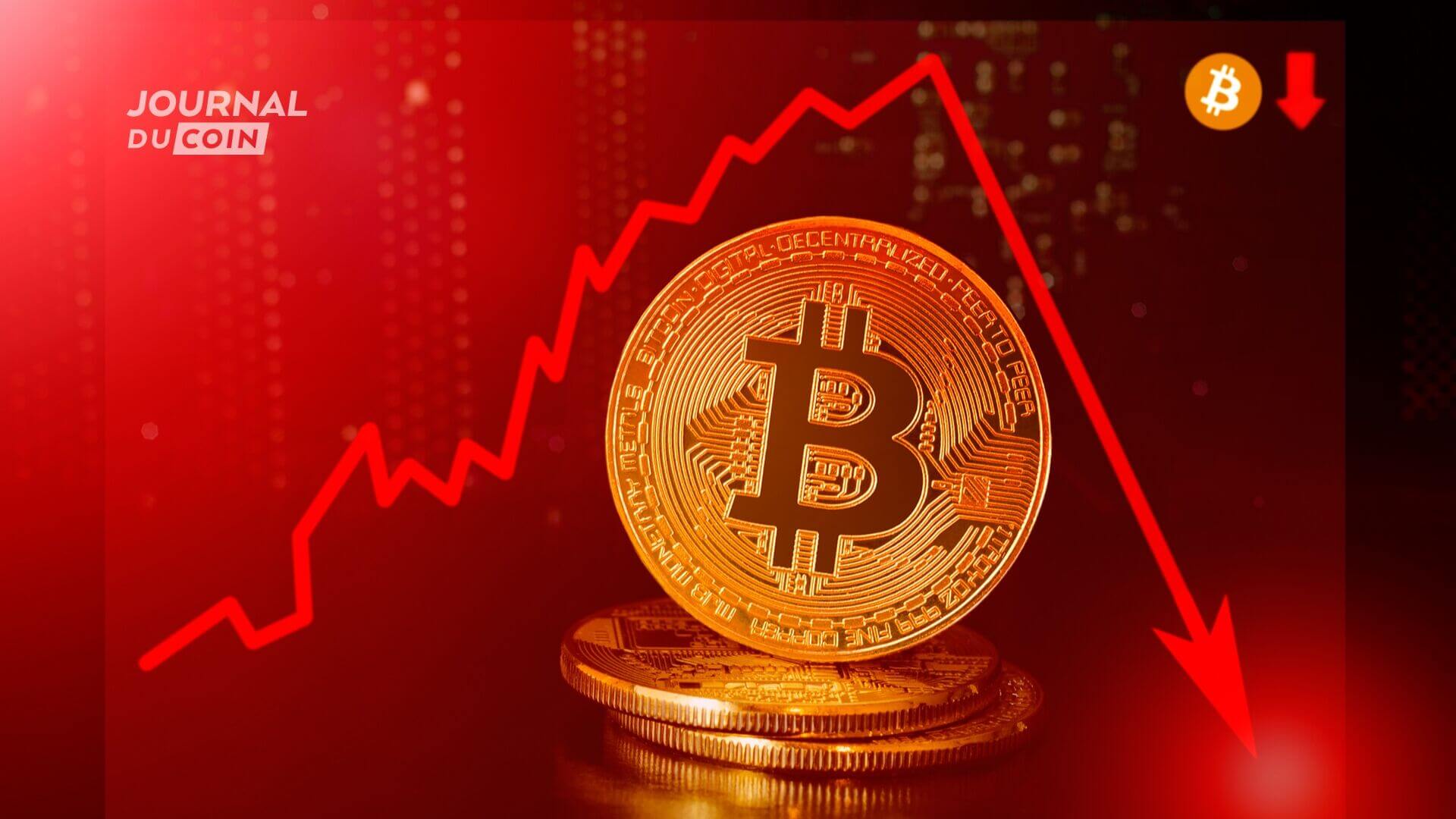 Chute du cours du Bitcoin (BTC)