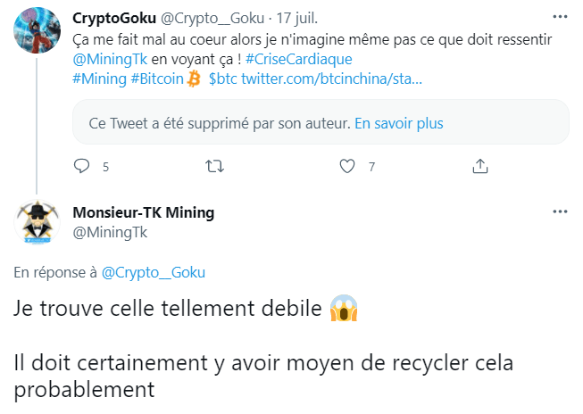 Réponse de TK Mining à la publication Crypto Goku sur la destruction des 1 069 ASIC en Malasie