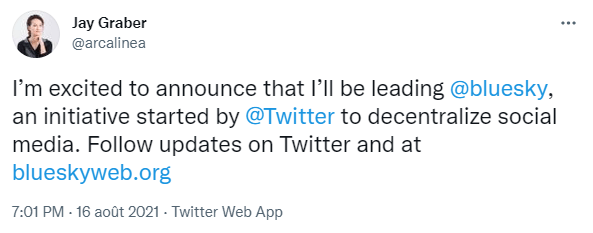 Initiative Bluesky de Twitter, les choses se précisent