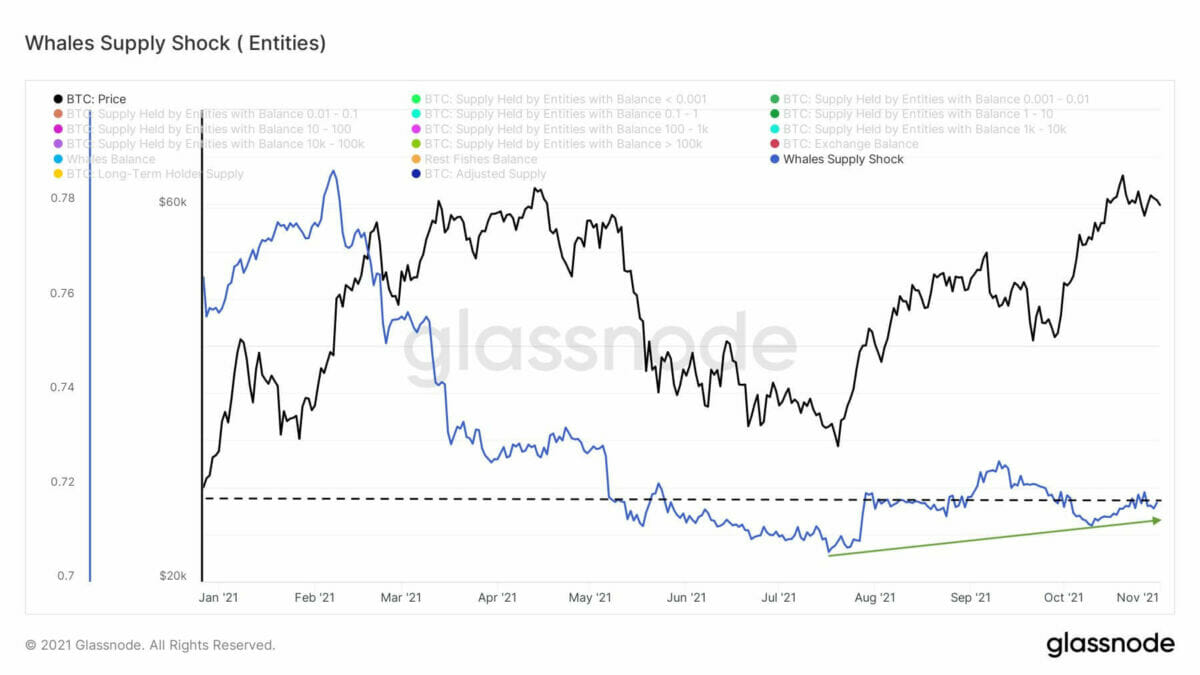 Les baleines BTC se sont mises à réaccumuler des bitcoins depuis quelques mois.