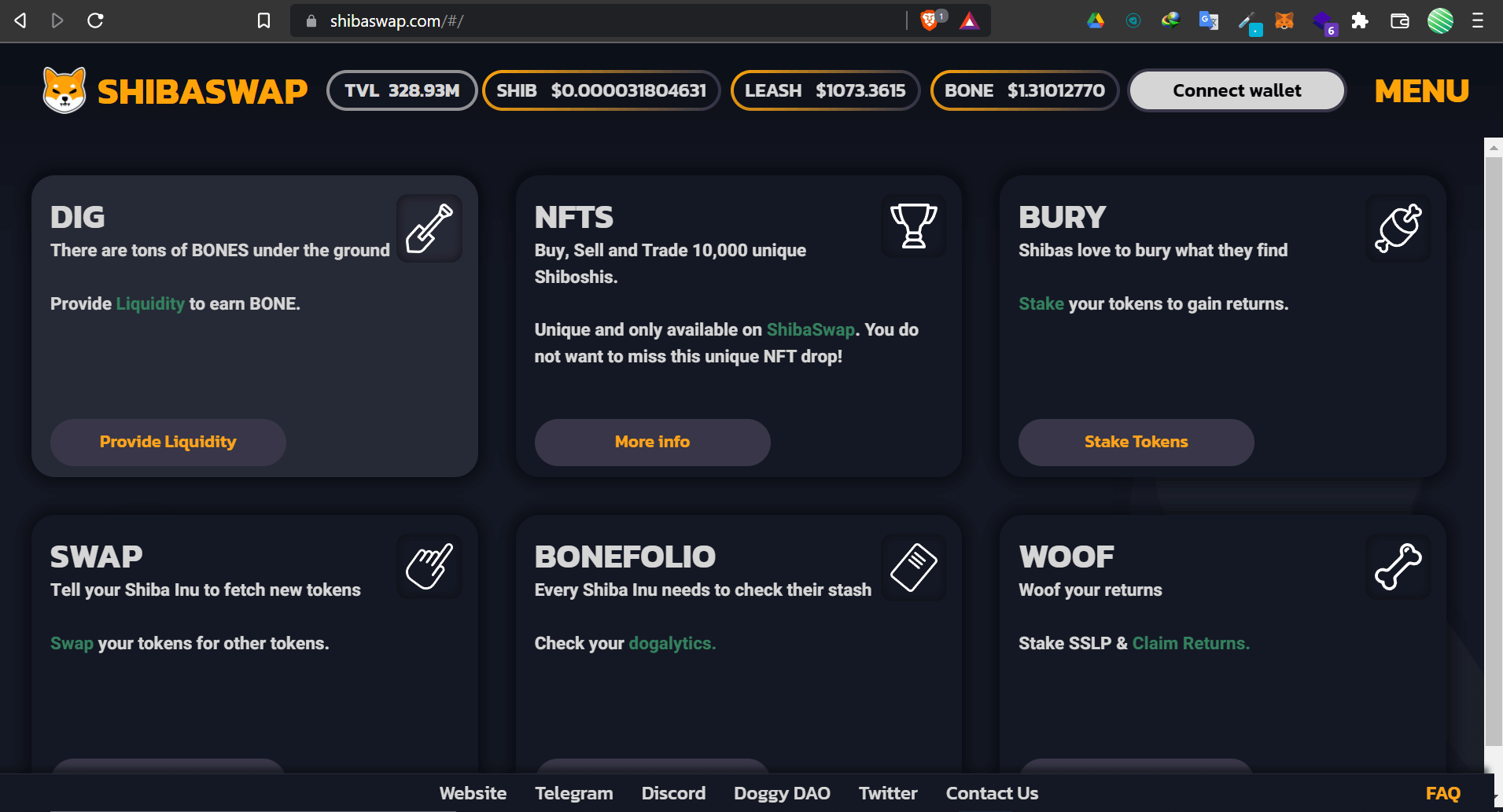 Shibaswap plateforme échange décentralisée exhcange dex shiba inu