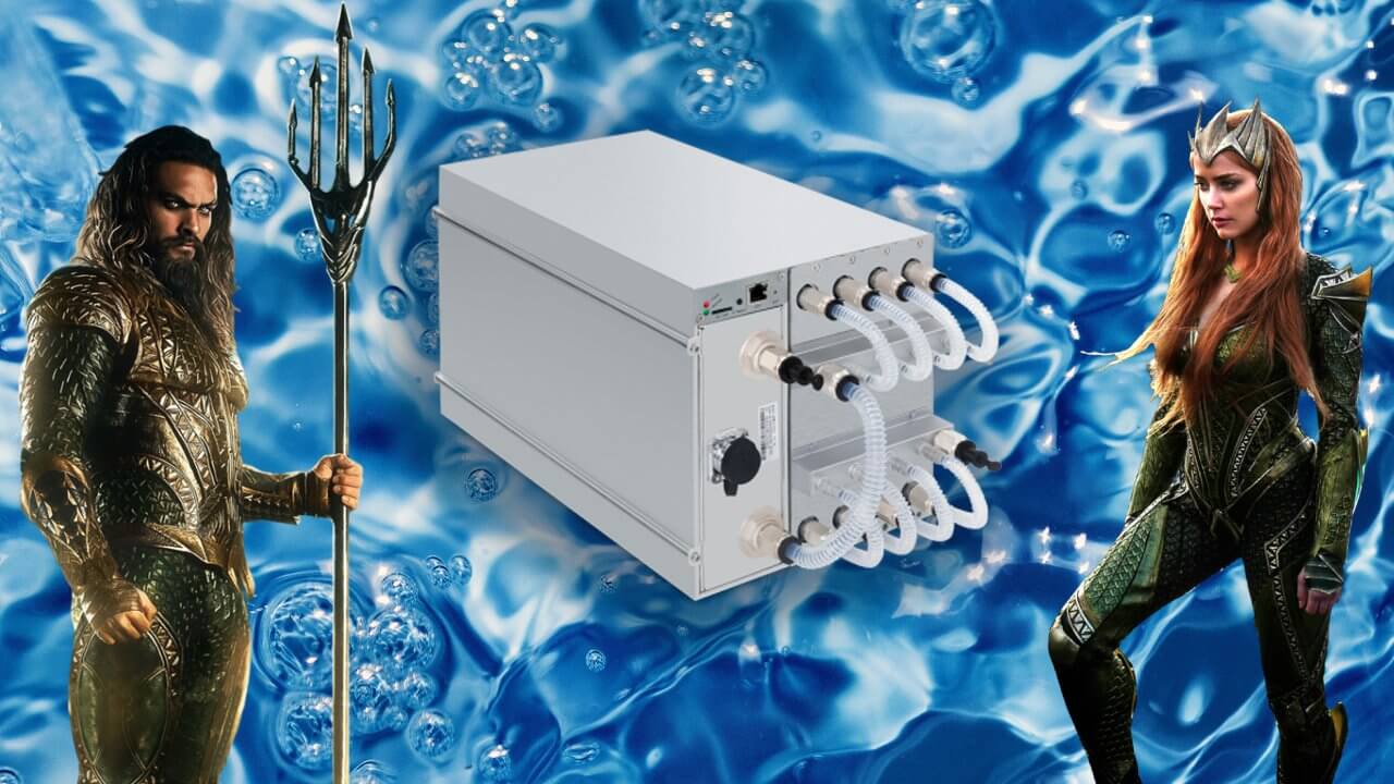 Aquaman nouvel Antminer S19 Pro+ Hyd Bitmain