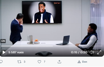 Bitbuy a misé sur l'autodérision avec un Kyle Lowry aux prises avec un publicitaire peu scrupuleux. Hilarant !