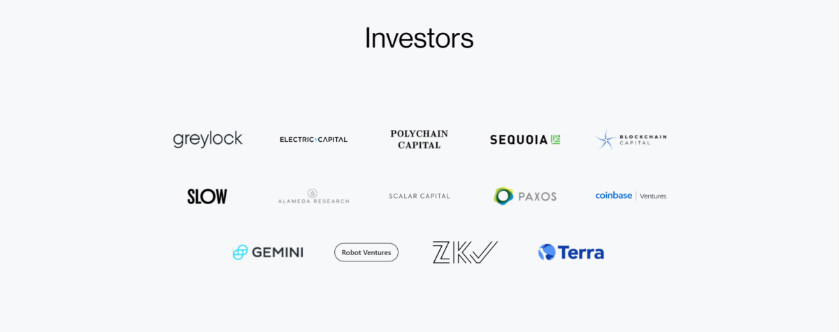 Ensemble des investisseurs de Espresso System