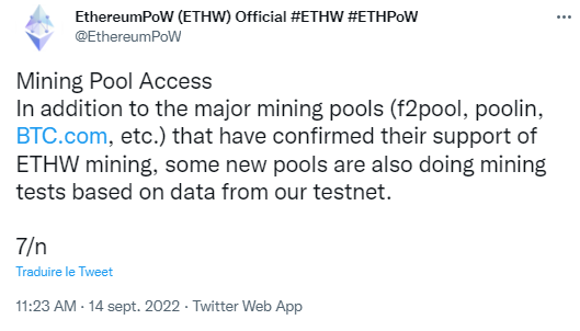 Les mineurs d’Ethereum vont passer sur sa version restée en PoW.