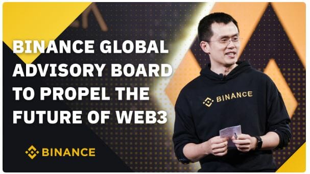 Binance a annoncé la mise en place de son nouveau conseil consultatif, le Binance Global Advisory Board