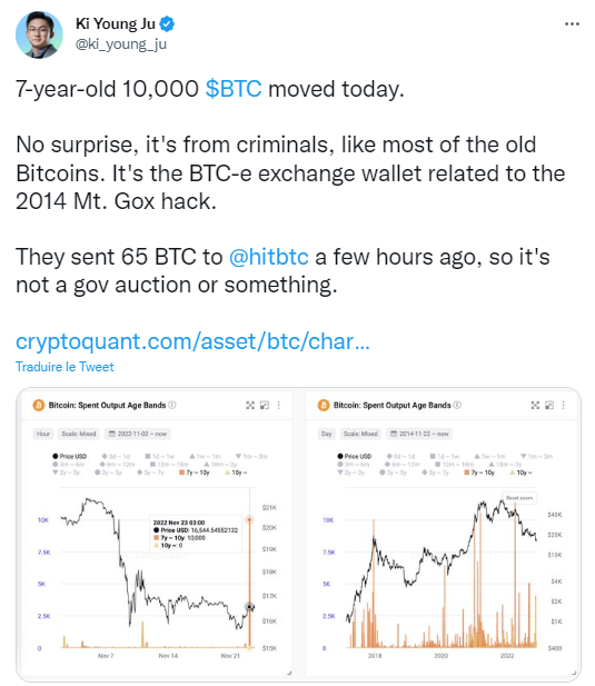 Les bitcoins de Mt.Gox et BTC-e font reparler d'eux.