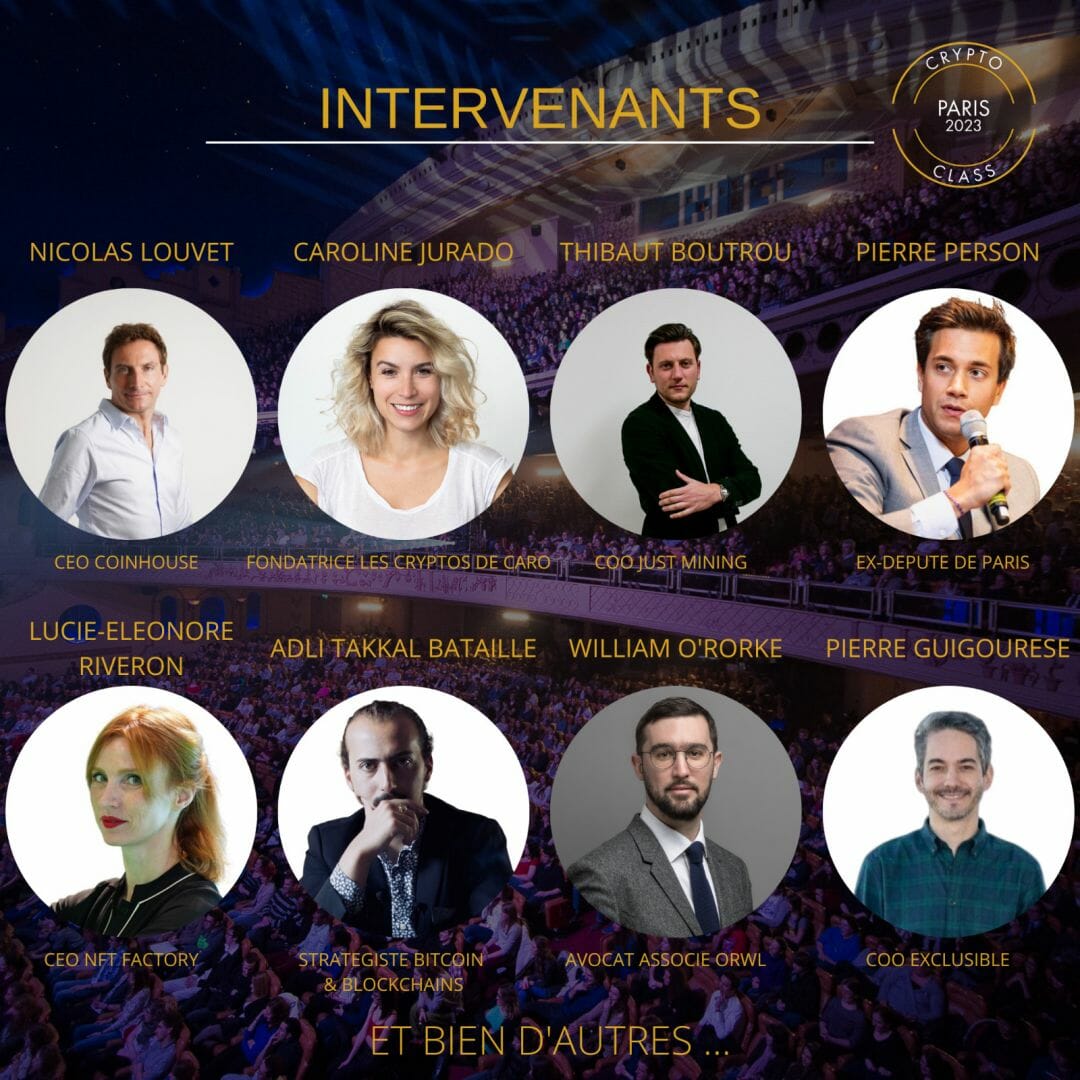 La liste des intervenants est trés complète, et ce sont tous des spécialistes de la blockchain