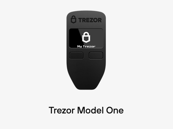 hardware wallet Trezor Model One