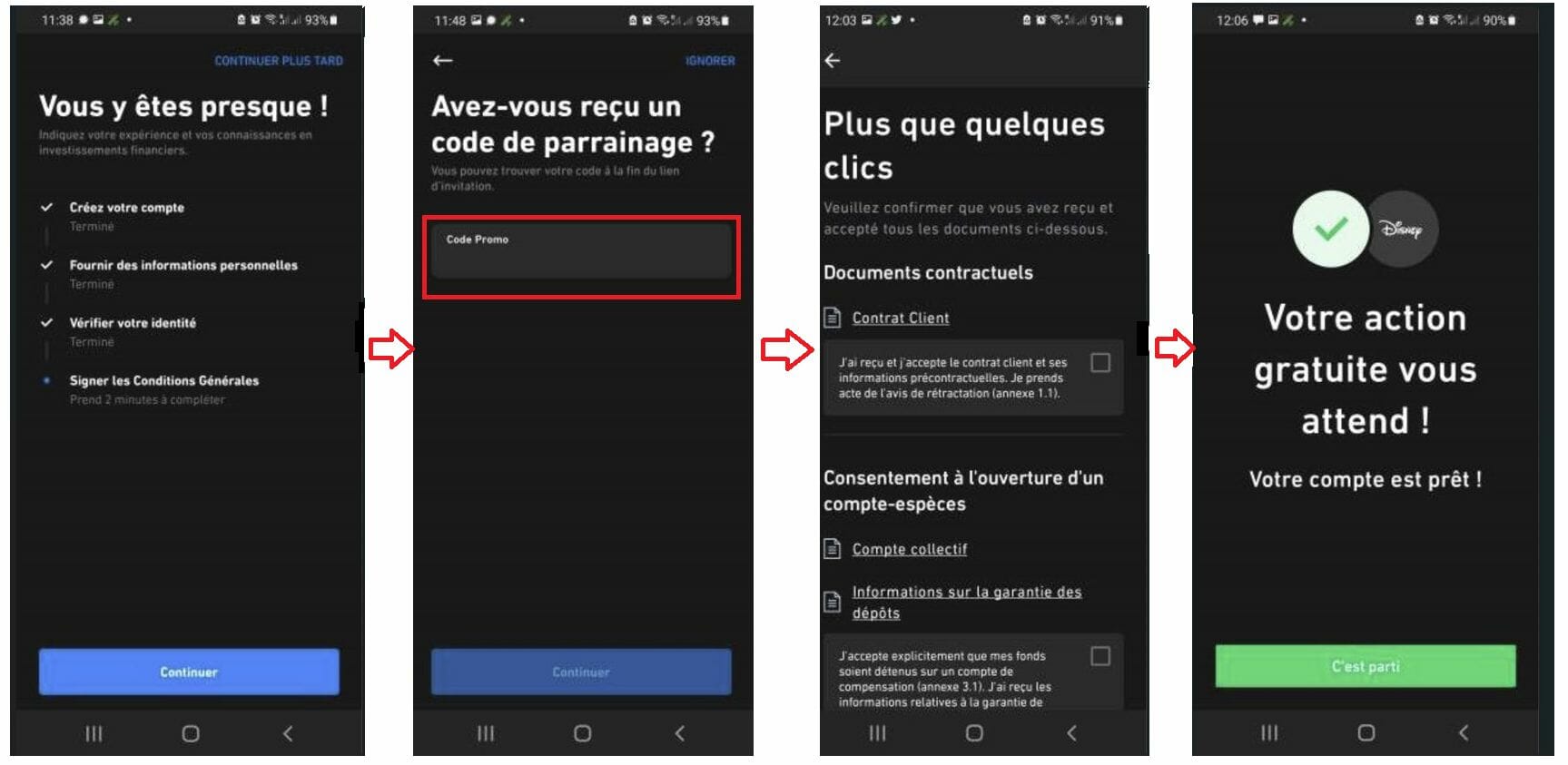 Le parrainage vous permettra d'obtenir des récompenses pour chaque compte créé avec votre lien