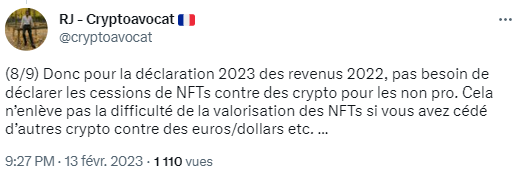 Un avocat spécialisé dans les crypto-actifs relève la complexité de valorisation des NFT