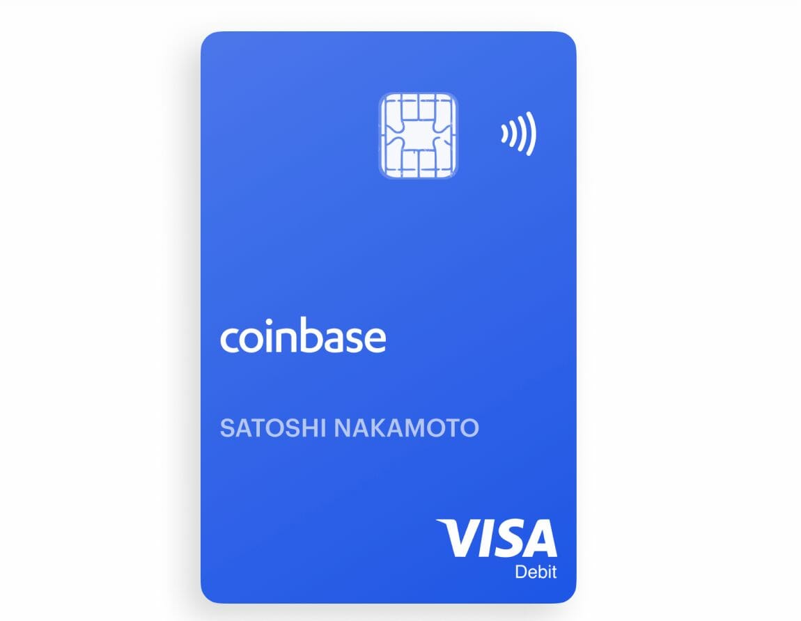 Carte de débit crypto proposée par Coinbase