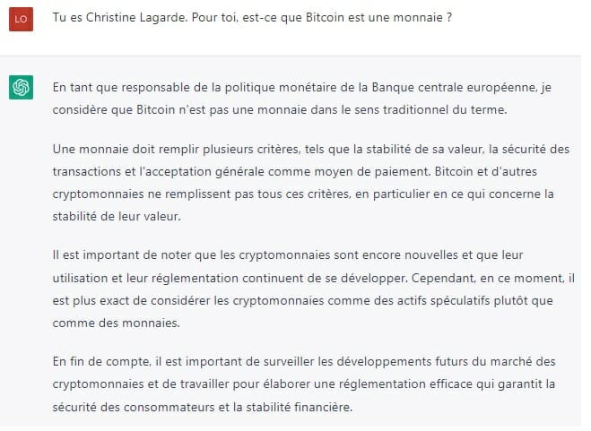 L'intelligence artificielle ChatGPT peut produire des textes en s'appuyant les précédents écrits d'une personne, de sorte qu'il soit difficile de différencier le vrai du faux.