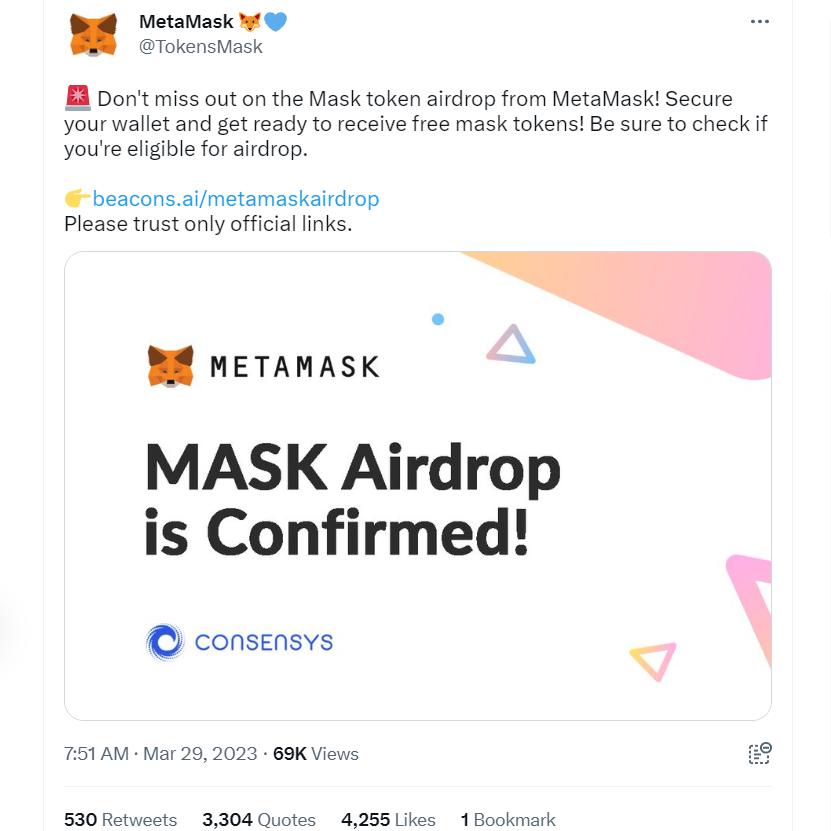 De nombreux faux comptes MetaMask tentent des attaques par phishing