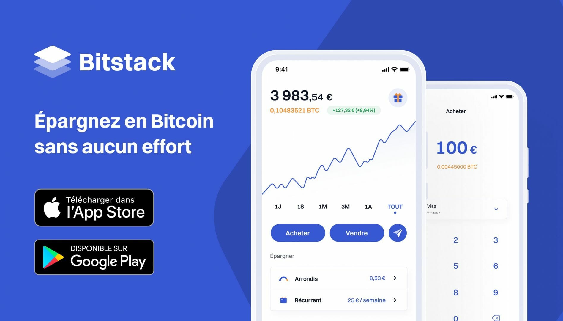 La solution d'investissement en bitcoins Bitstack 