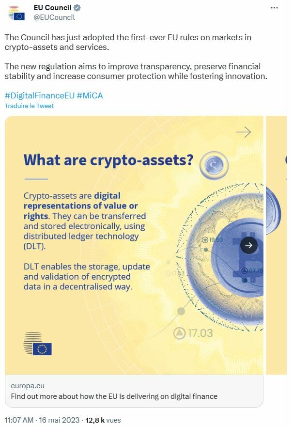 Maintenant que l’entrée en vigueur de MiCA est inéluctable, les acteurs cryptos devront se mettre en conformité.