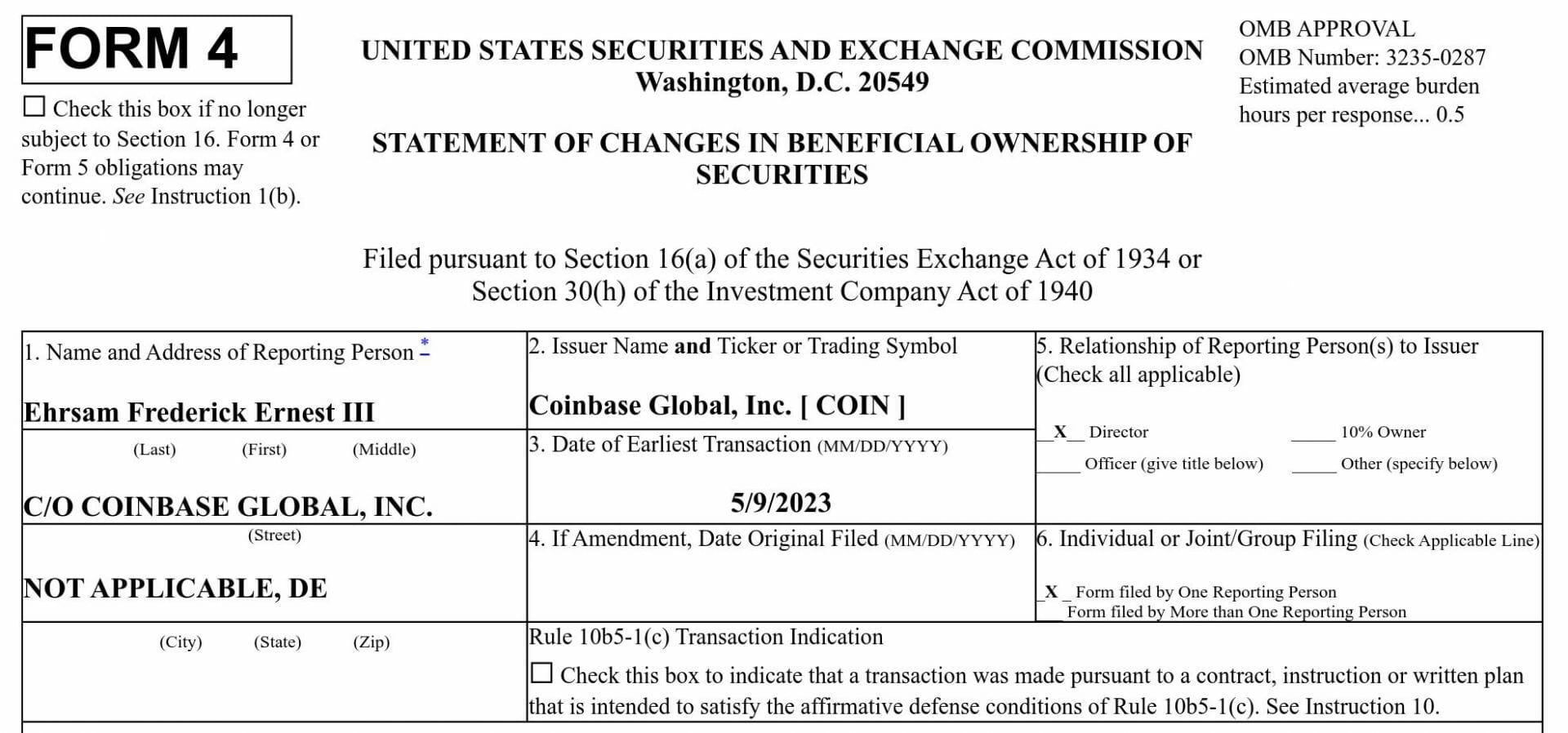 Document qui atteste de l'achat des parts par Paradigm.