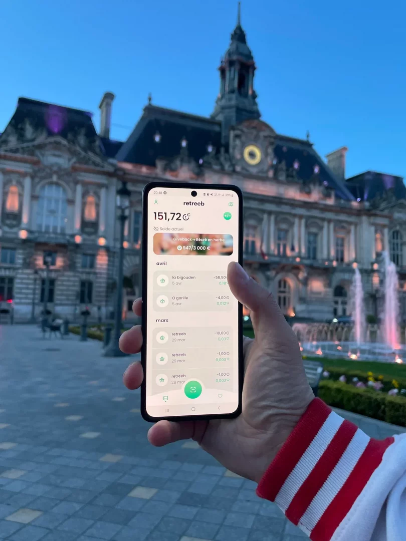 Retreeb et la ville de Tours se sont associés pour tester l'application de paiement gratuite et solidaire 