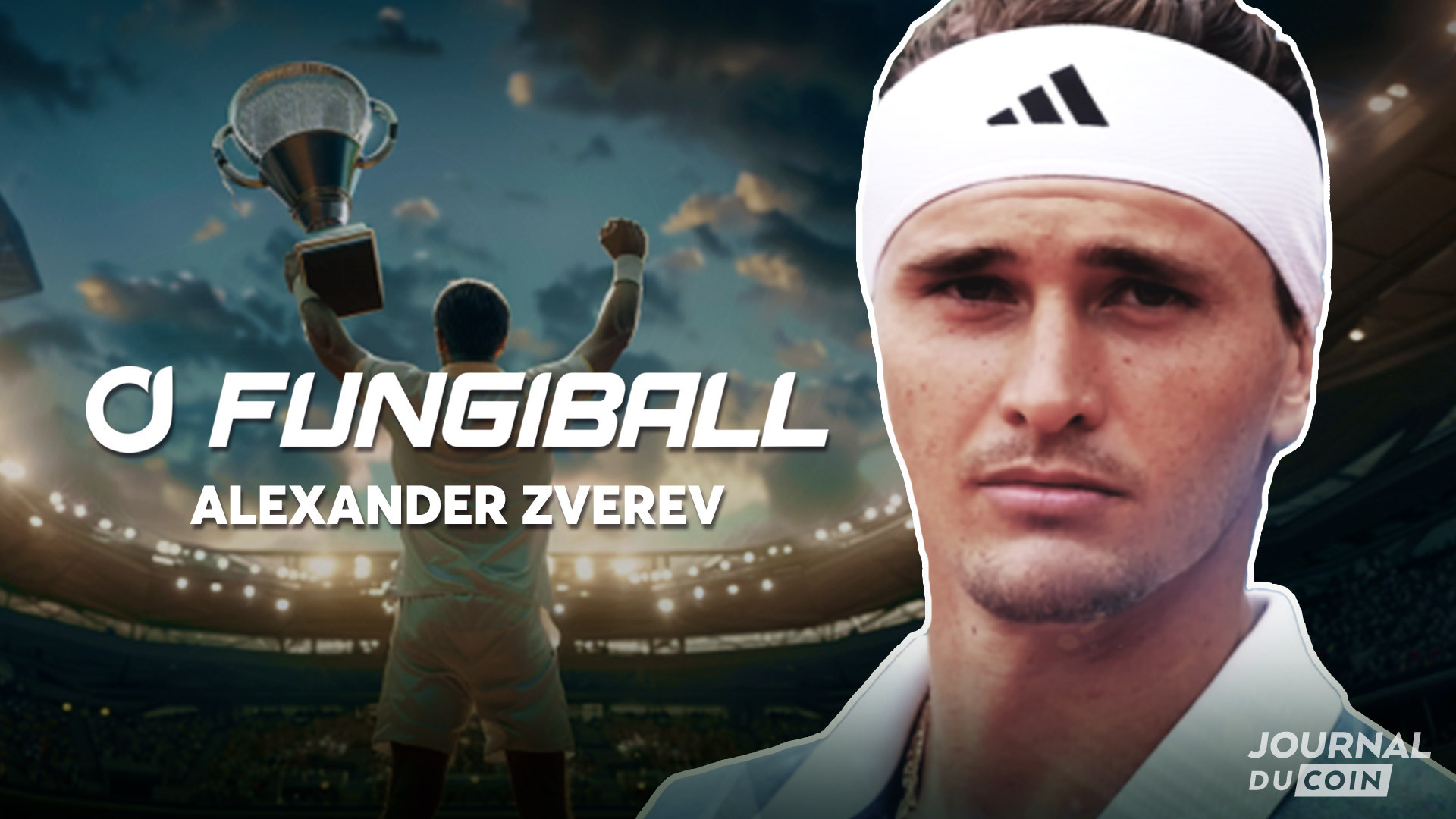 NFT : Fungiball monte au filet avec la star du tennis, Alexander Zverev