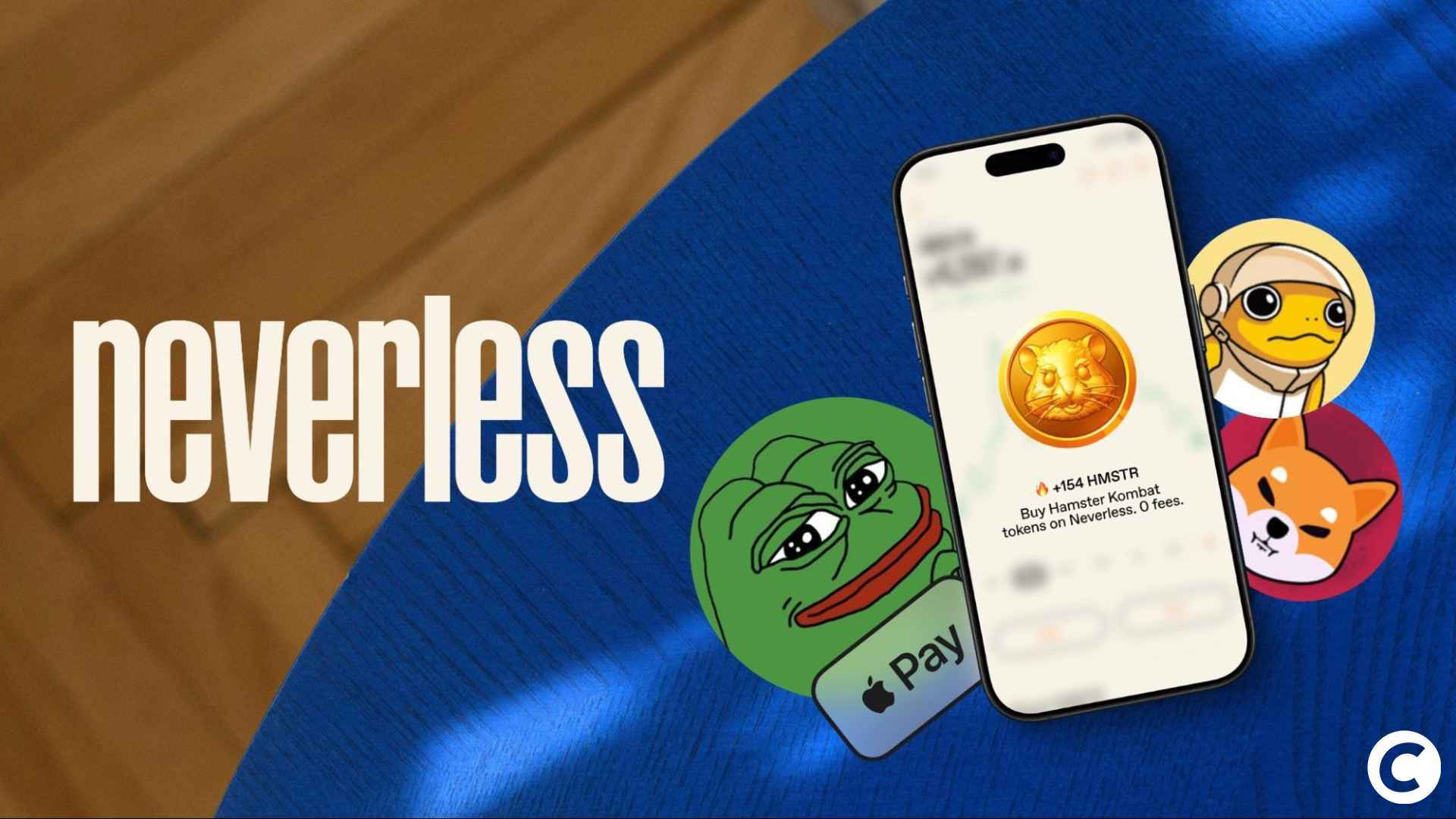 Neverless : Achetez des memecoins sans frais avec Apple Pay !